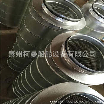 矩形圓形帶消音內(nèi)核的風(fēng)機(jī)消音器